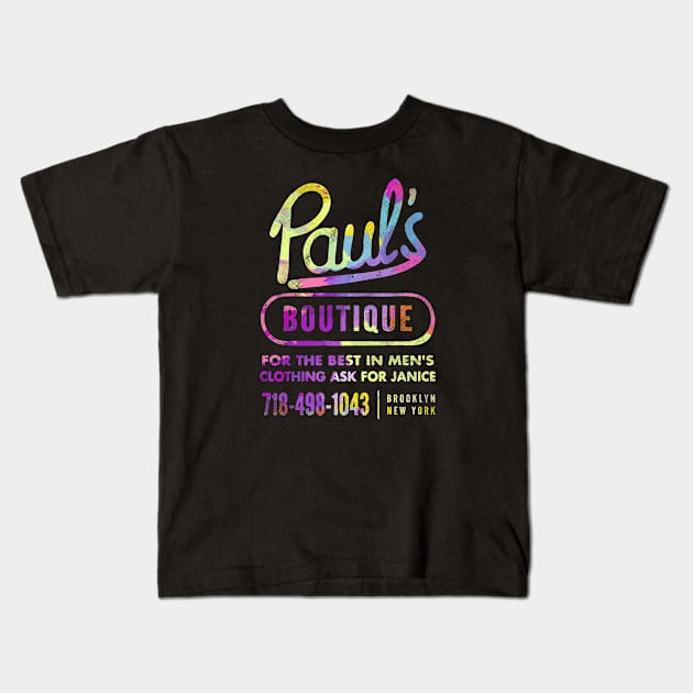 Beastie Paul's  Colorlows Kids T-Shirt by cobaterus